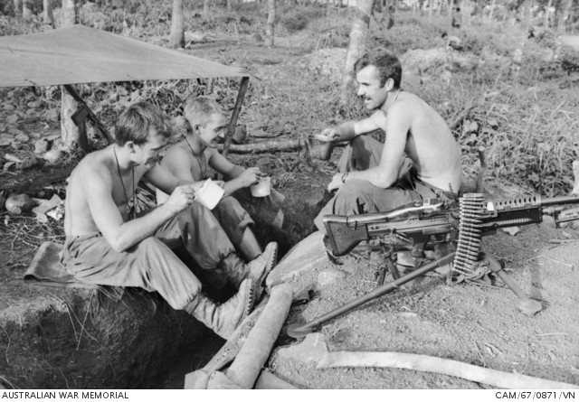 Coffs - Vietnam. September 1967. Fresh food after sixteen days on ...