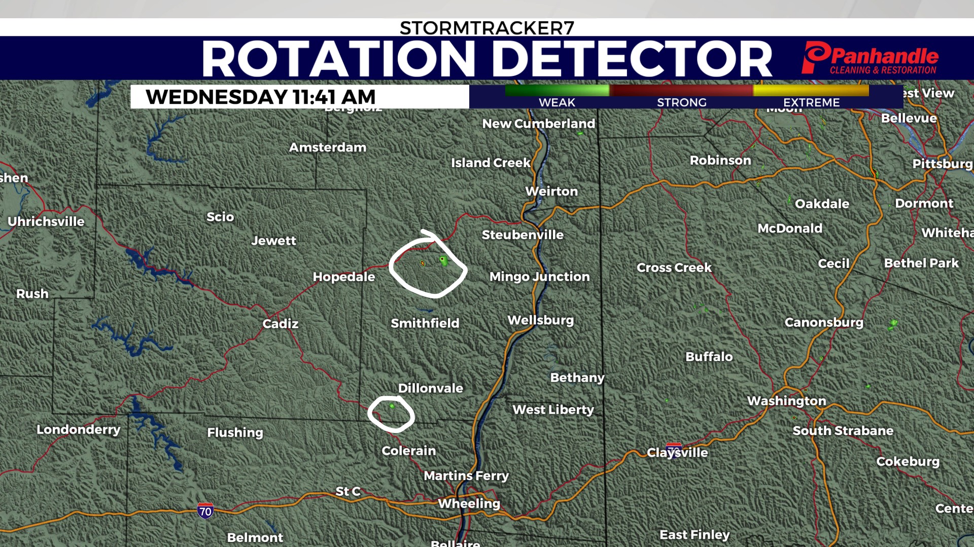 StormTracker7 - Rare occurrence this afternoon is possible. Cold air ...
