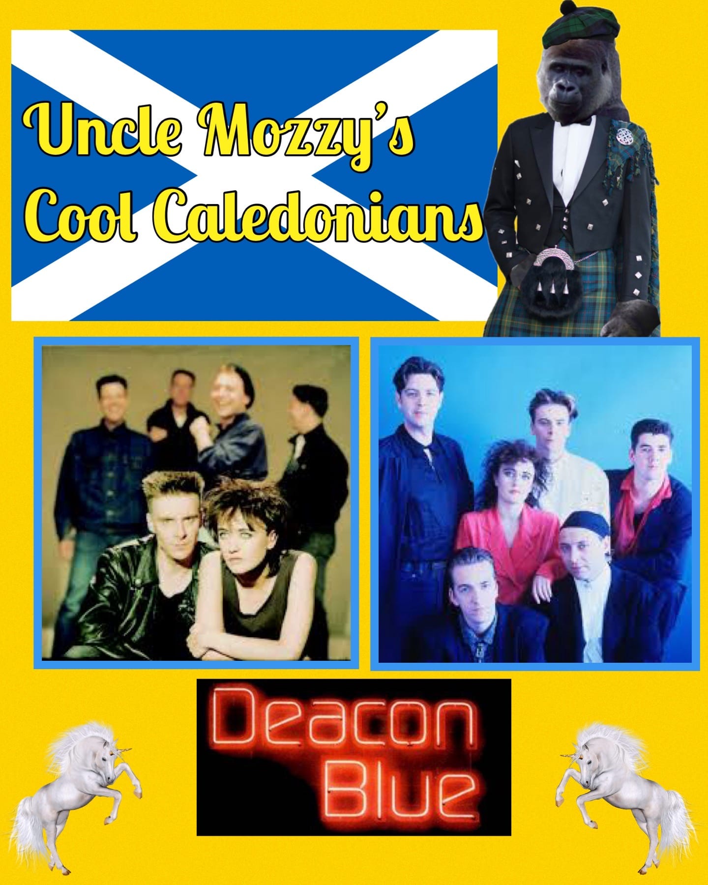 Scottish pop rock band Deacon Blue's 