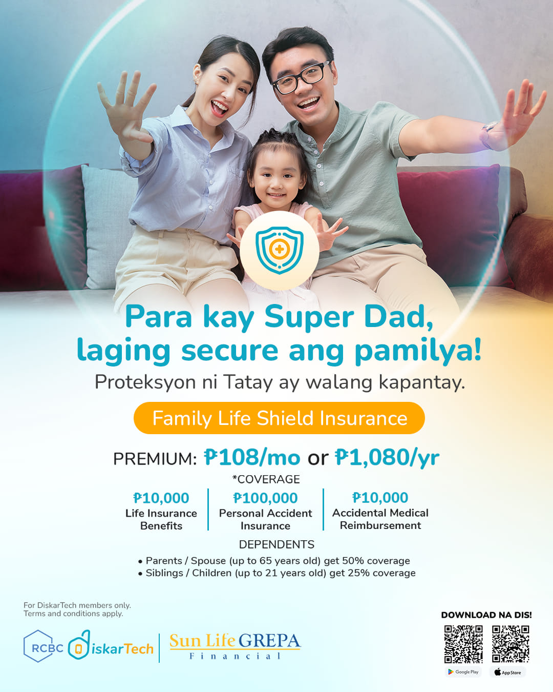 RCBC DiskarTech - Family Life Shield Insurance: Protecting... | Facebook
