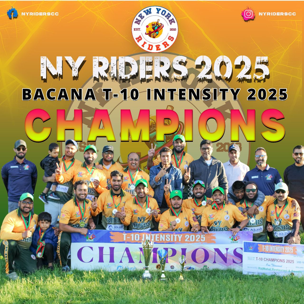 NY - NY Riders Crowned Champions of BCANA T-10 Intensity 2025 The BCANA ...