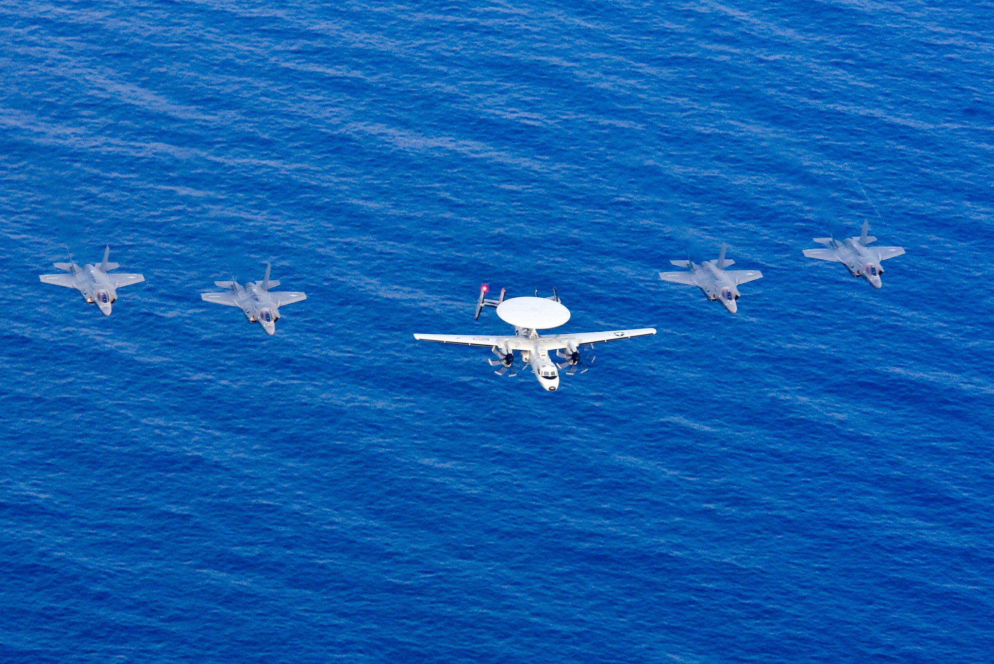 MilitaryPhotoDepot - Aerial view of the Arleigh Burke-class guided ...