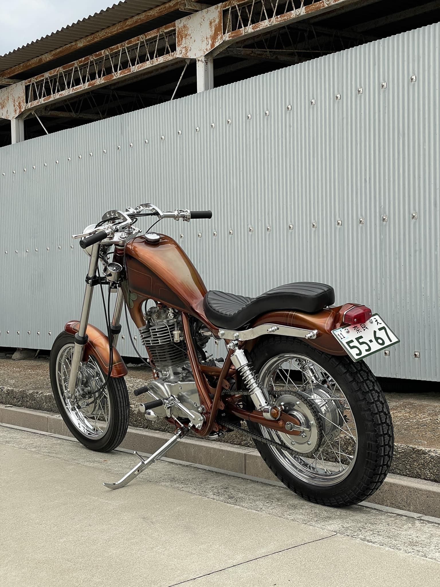 Chopper and Motorcycle