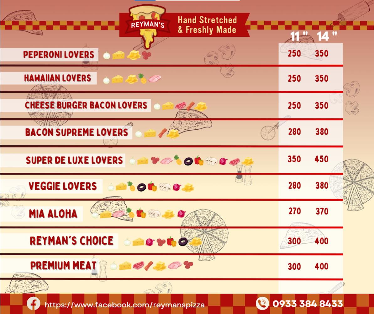 Reyman's Pizza | Malabon