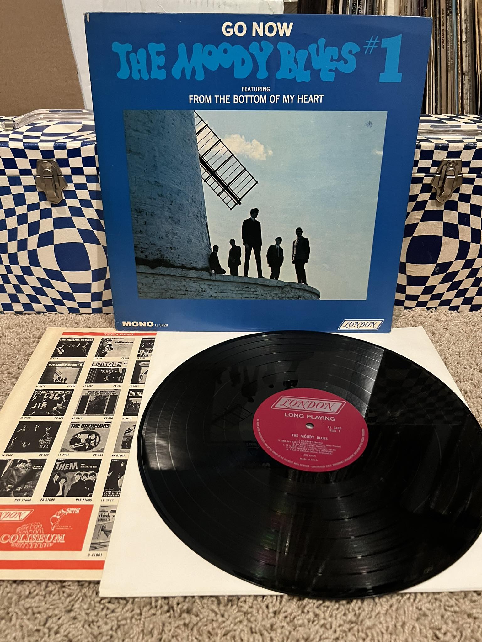 UK盤 オリジナルmono THE MOODY BLUES デビューアルバム UK盤 オリジナルmono THE MOODY BLUES デビューアルバム UK盤