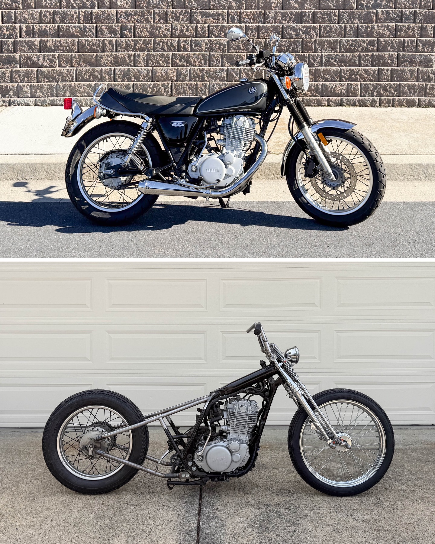Cool Yamaha SR400 Chop owned by @james_paradise. #chopcult