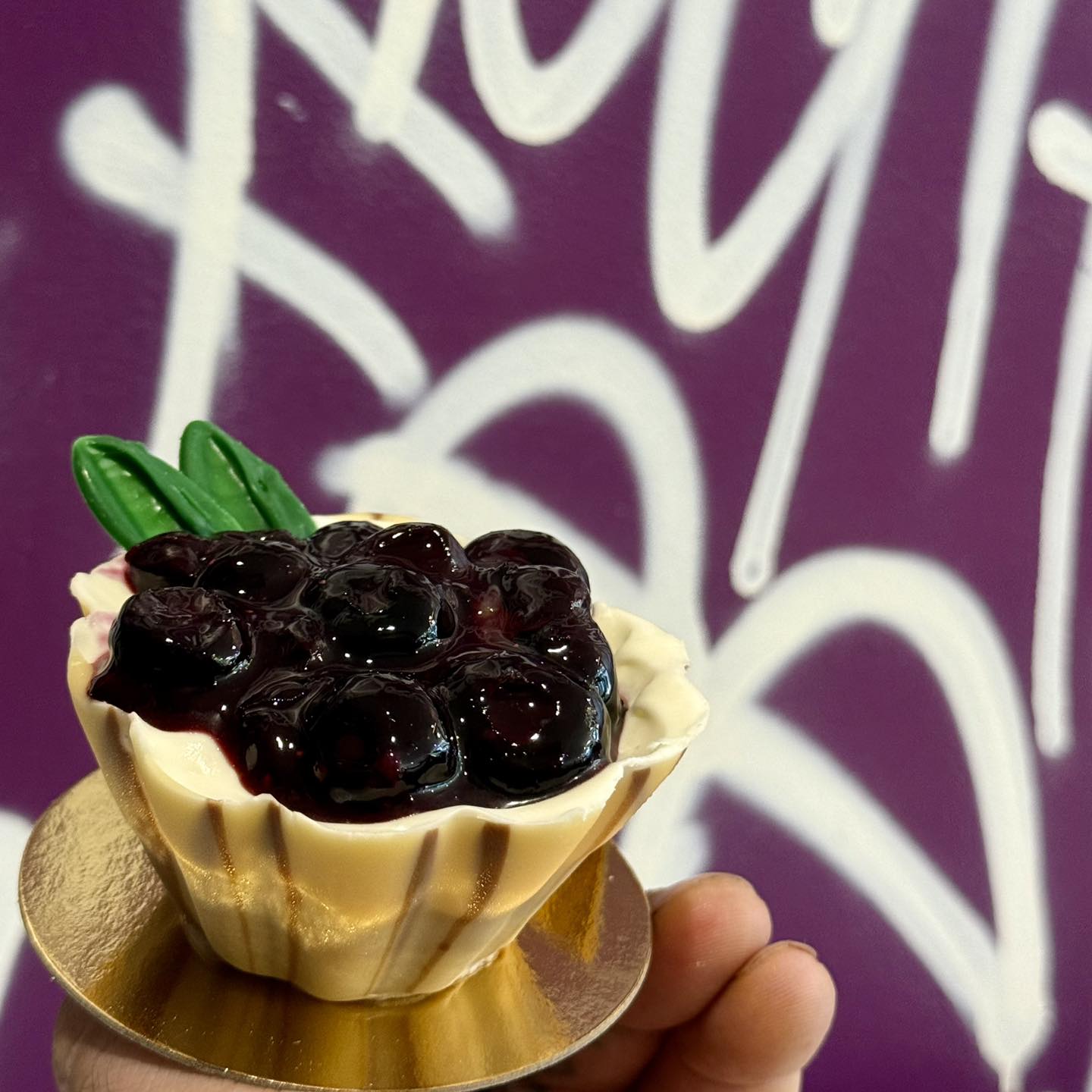 Cutie Pie ? - GF/NF Blueberry Cheesecake never looked so gorgeous 