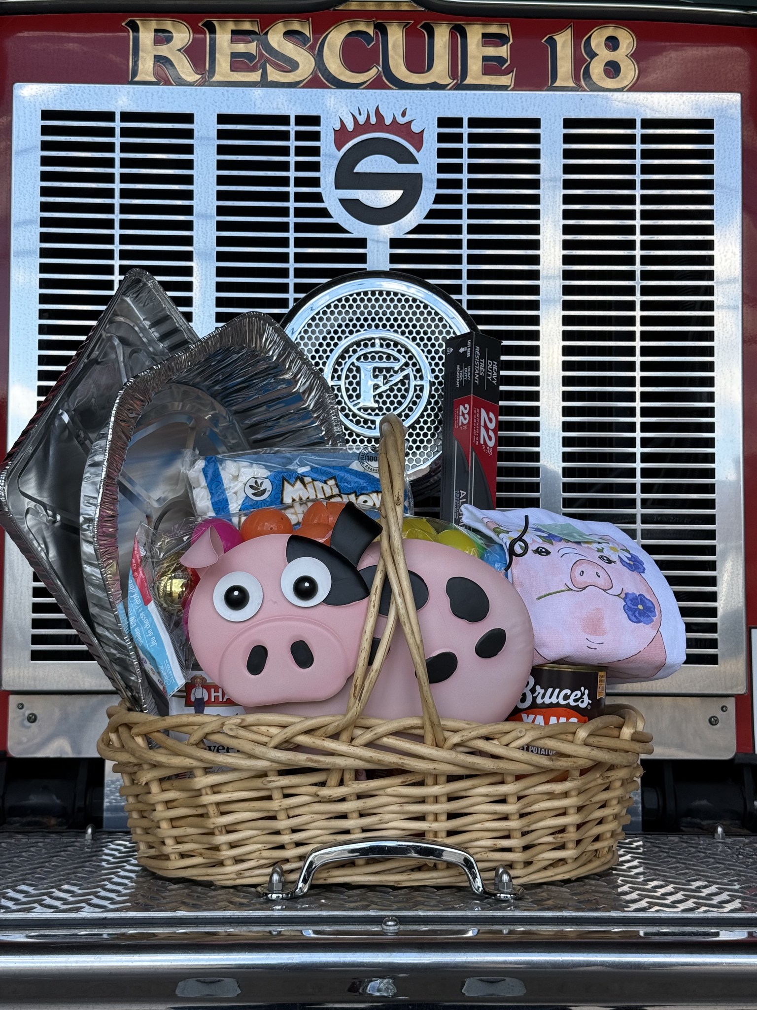 Easter Ham Basket Raffle