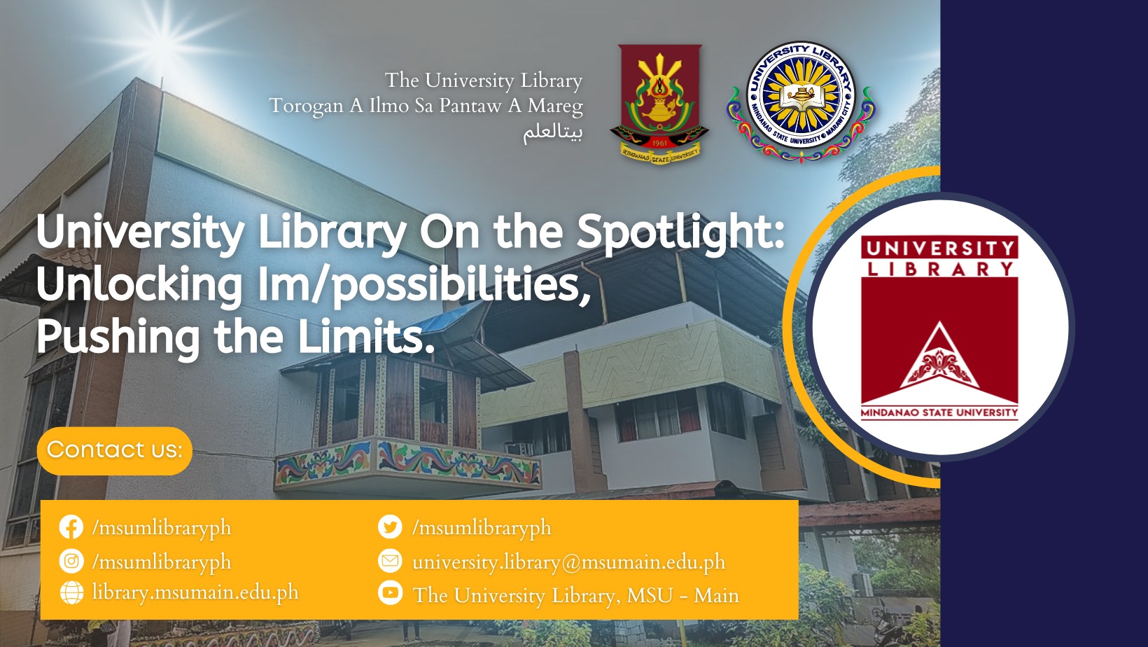 The University Library, MSU-Main - Home