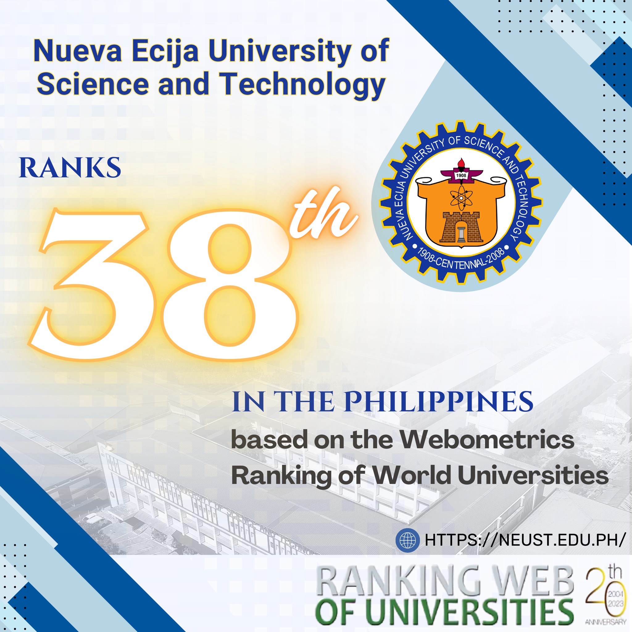 𝗡𝗘𝗪𝗦 |... - Nueva Ecija University of Science and Technology | Facebook