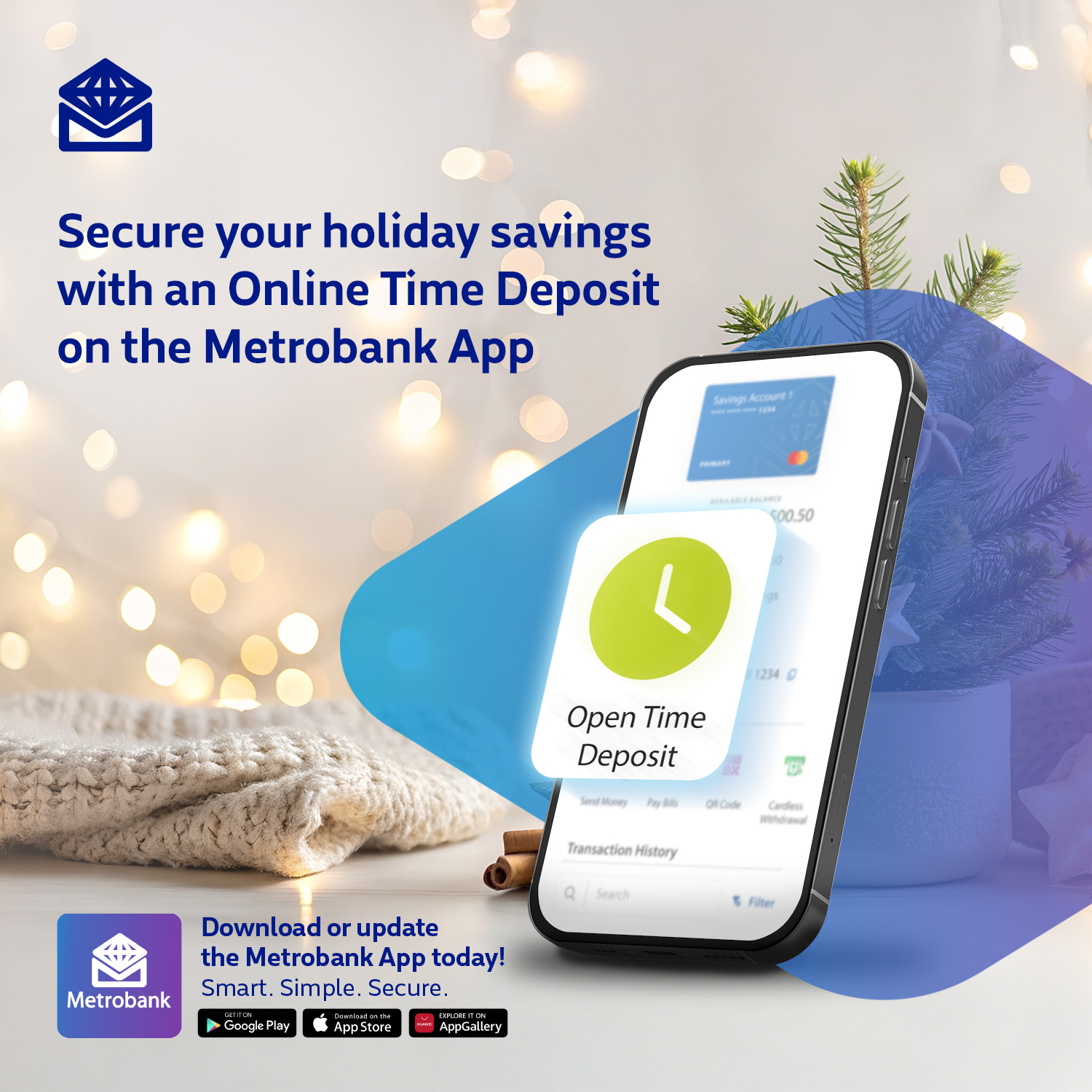 Metrobank - Earning a 4.5% interest per annum turns your holiday ...
