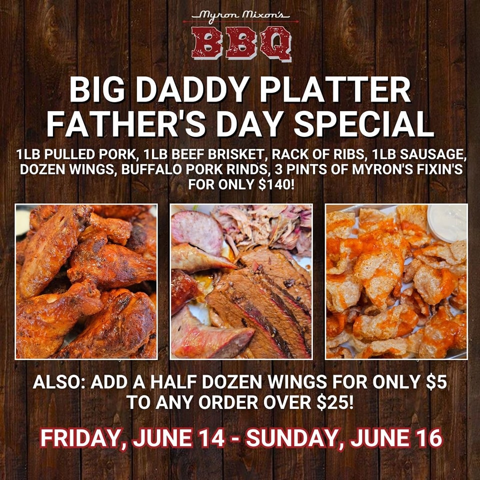 Myron - Here it is, BBQ Warriors: 𝗕𝗜𝗚 𝗗𝗔𝗗𝗗𝗬 𝗣𝗟𝗔𝗧𝗧𝗘𝗥 Father's Day ...