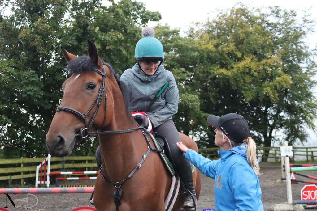 Tullywhisker Riding School - Jenna collecting the £100 kindly sponsored ...