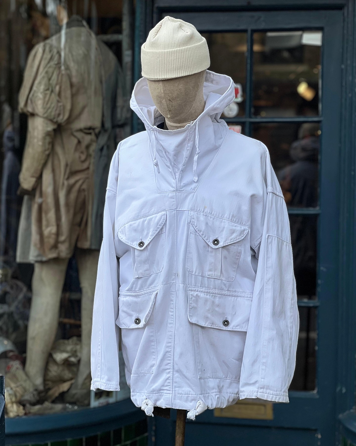 WW2 British Army Snow Smock & Over-Trousers. For use in snow 