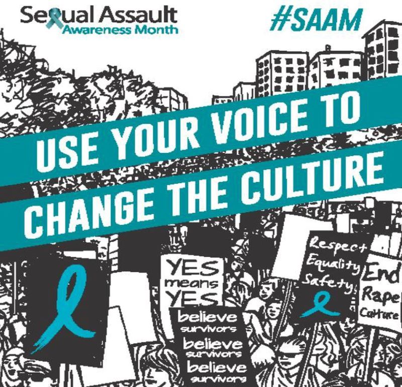 Domestic - April is Sexual Assault Awareness Month (SAAM). This month ...