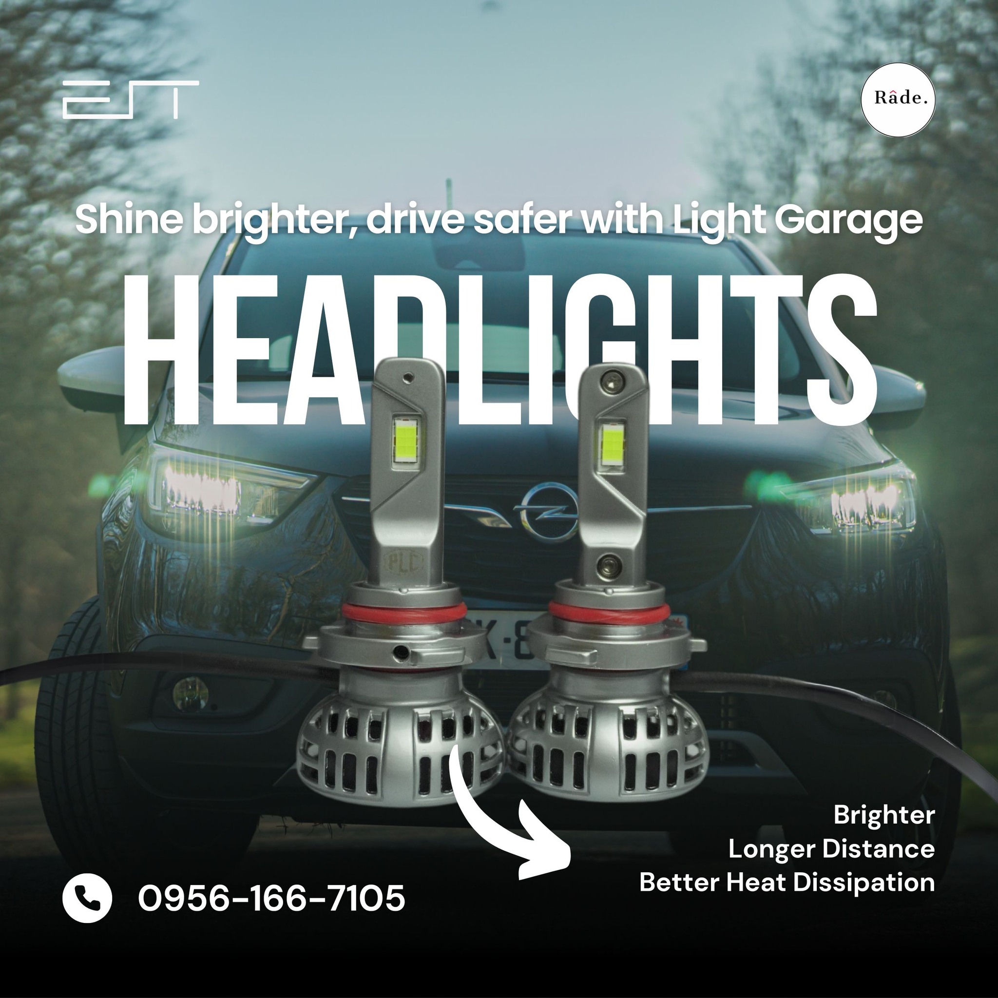 Rade Store Philippines - Light Garage Headlights, para sa mas malinaw ...