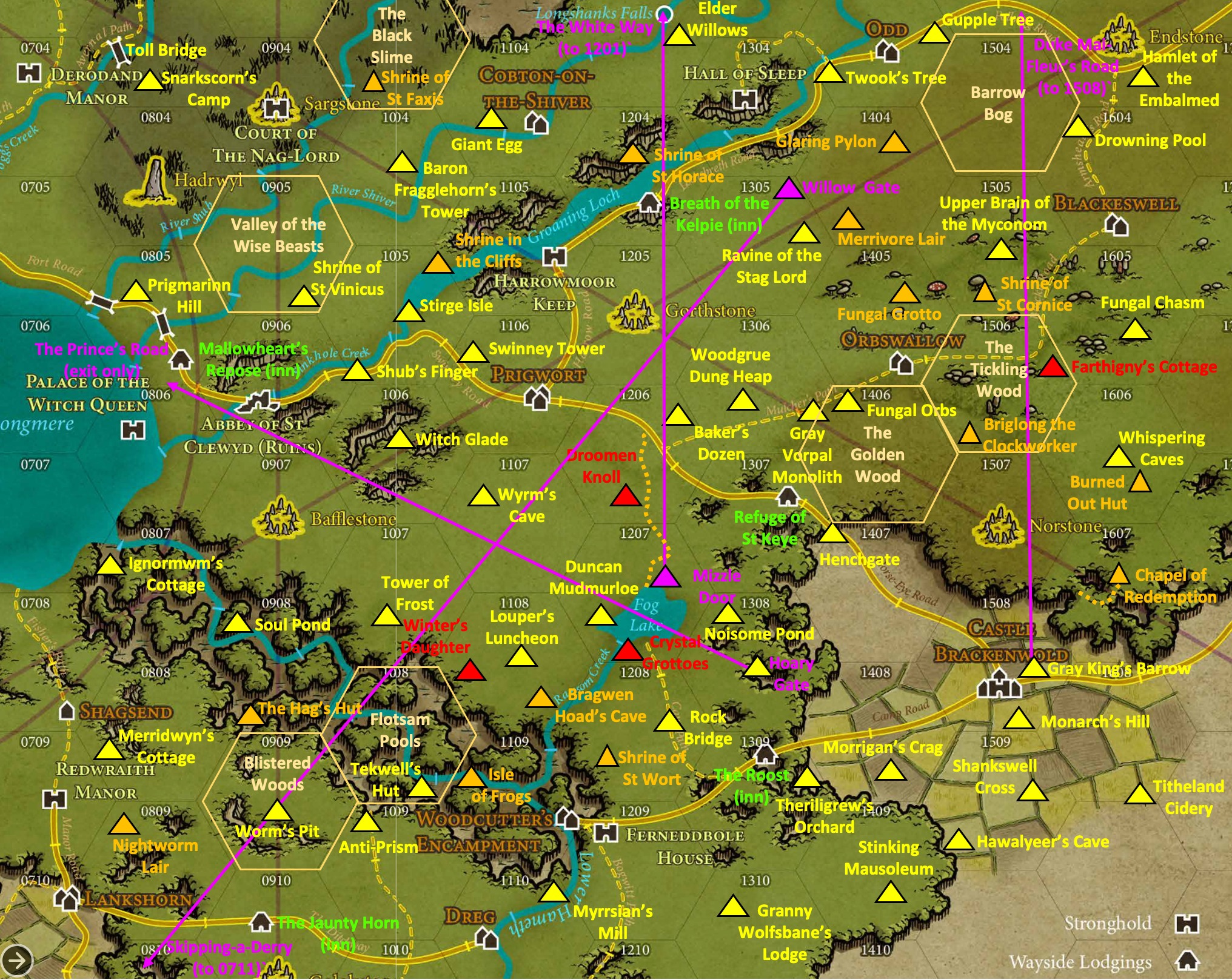 Intriguing map by one of my favorite childhood artists 