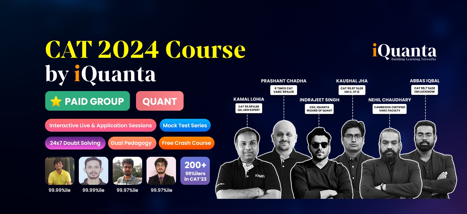 iQuanta CAT 2024 Batch 2 - Quant | Facebook