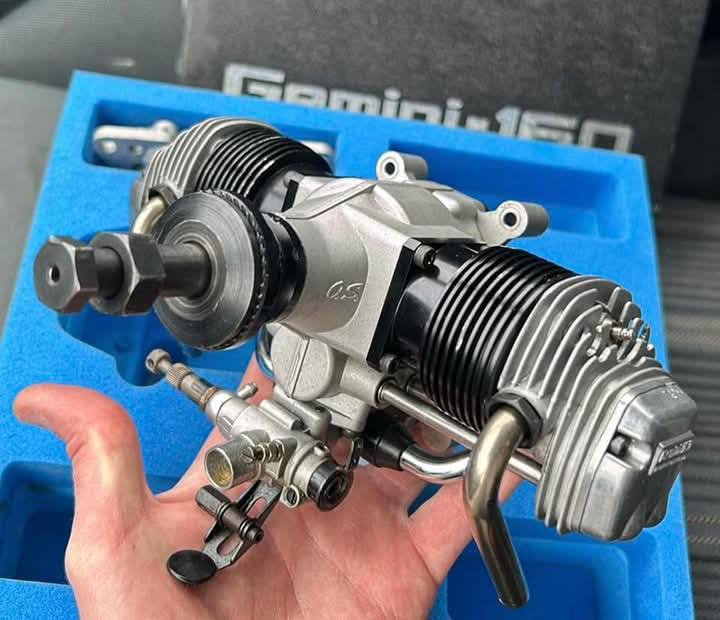 How to mount OS Gemini 160 twin in Sig 1/4 scale