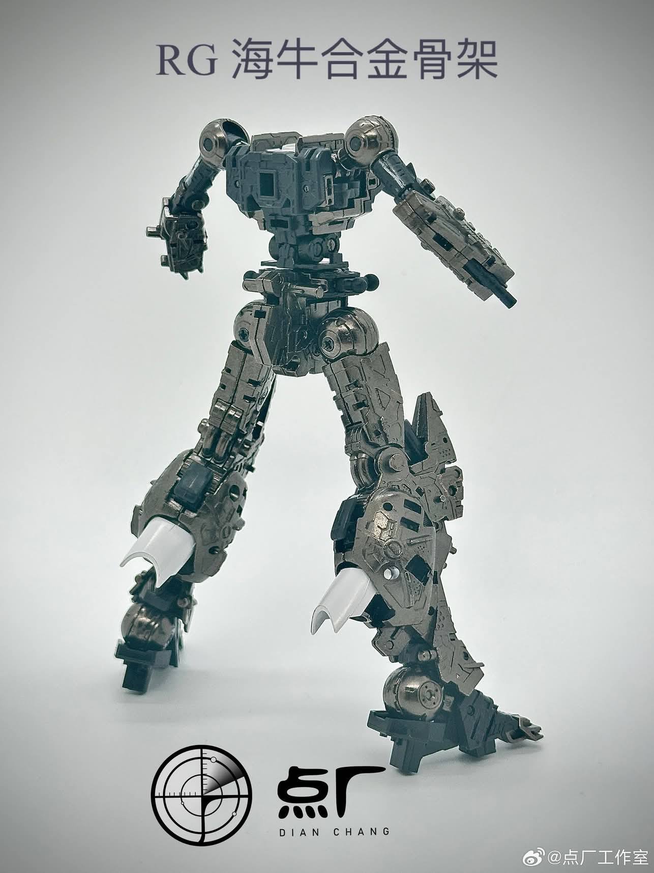 Metal Frame for RG Hi Nu by Dian Chang. RG G海牛合金骨架 点厂