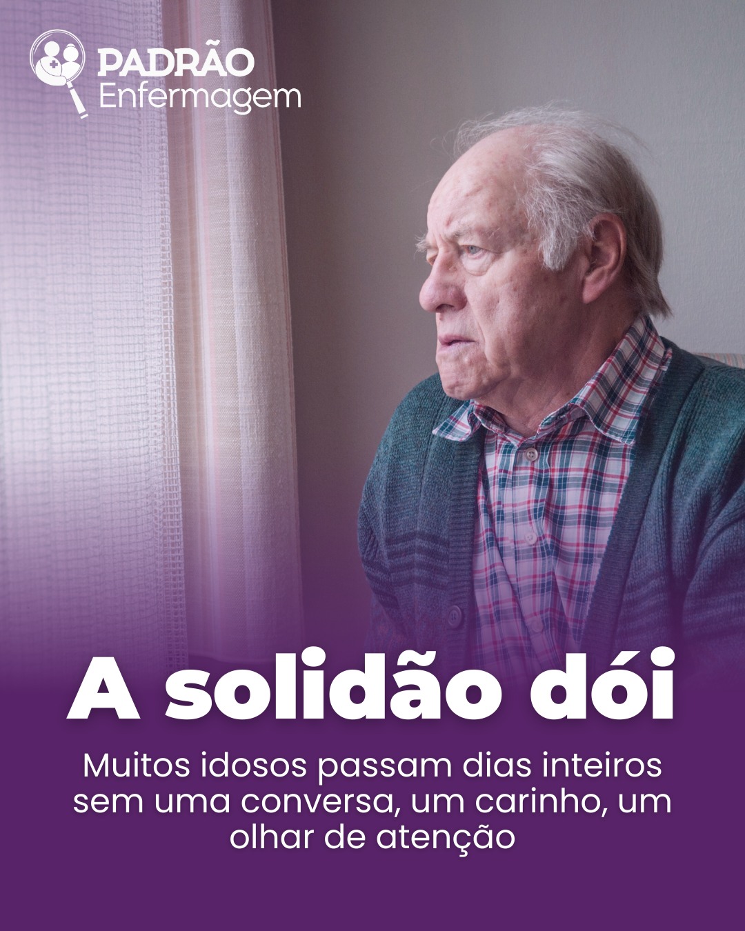 Padrão - A solidão dói mais do que se imagina. Muitos idosos passam ...