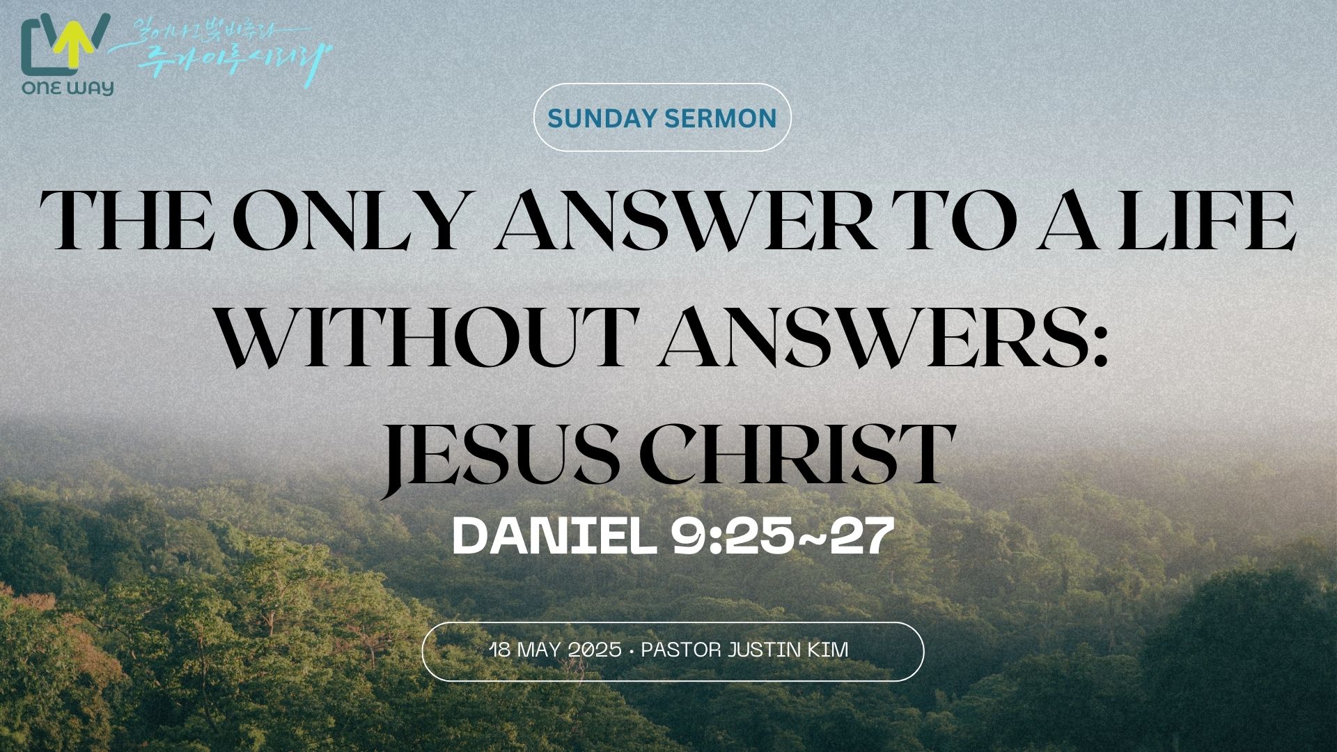ONE WAY SUNDAY... - One Way Baptist Church of California | Facebook
