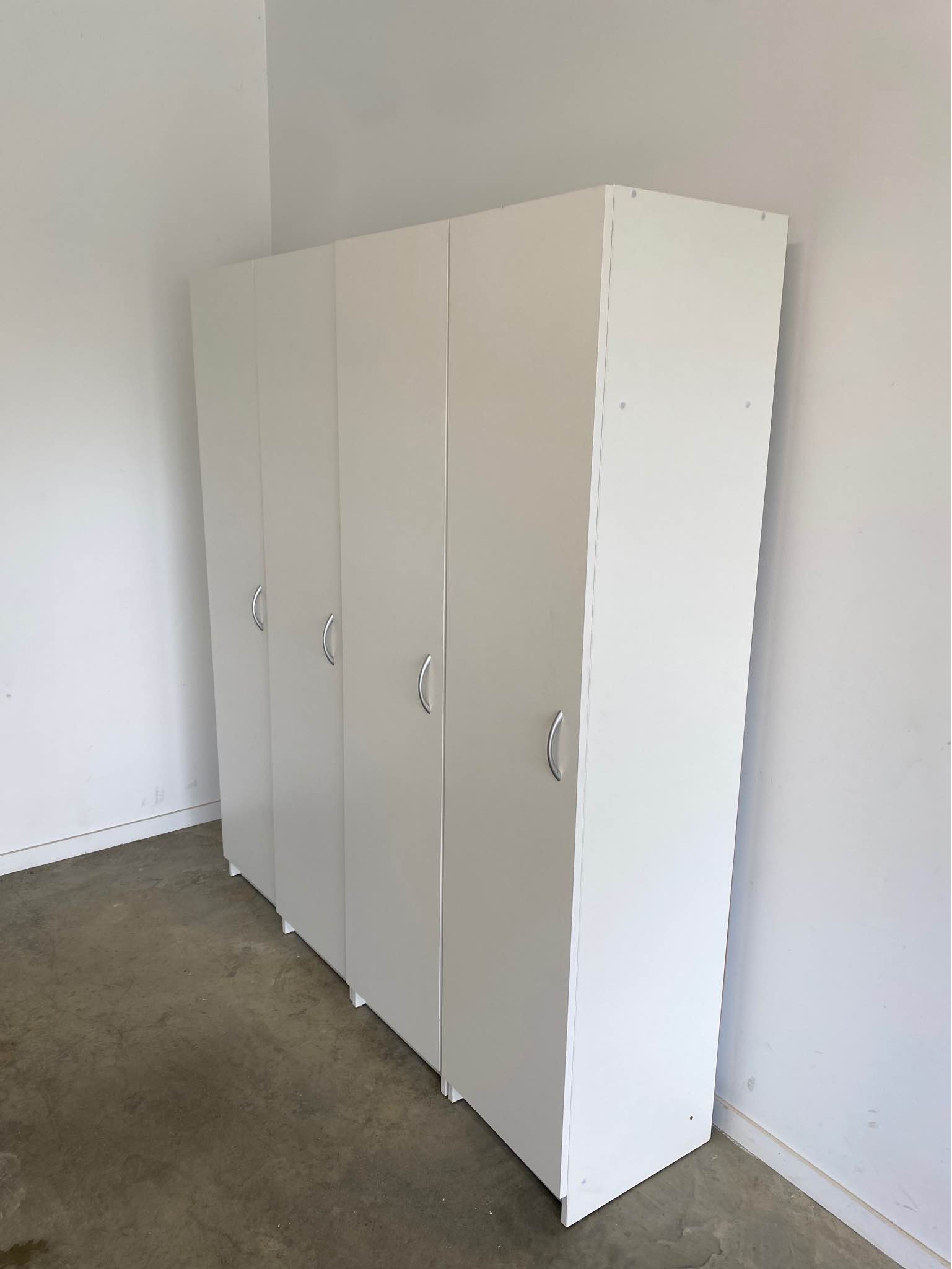 Cupboard Practa 1800x400x410mm (White) x 4 - Storage & Filing Cabinets ...