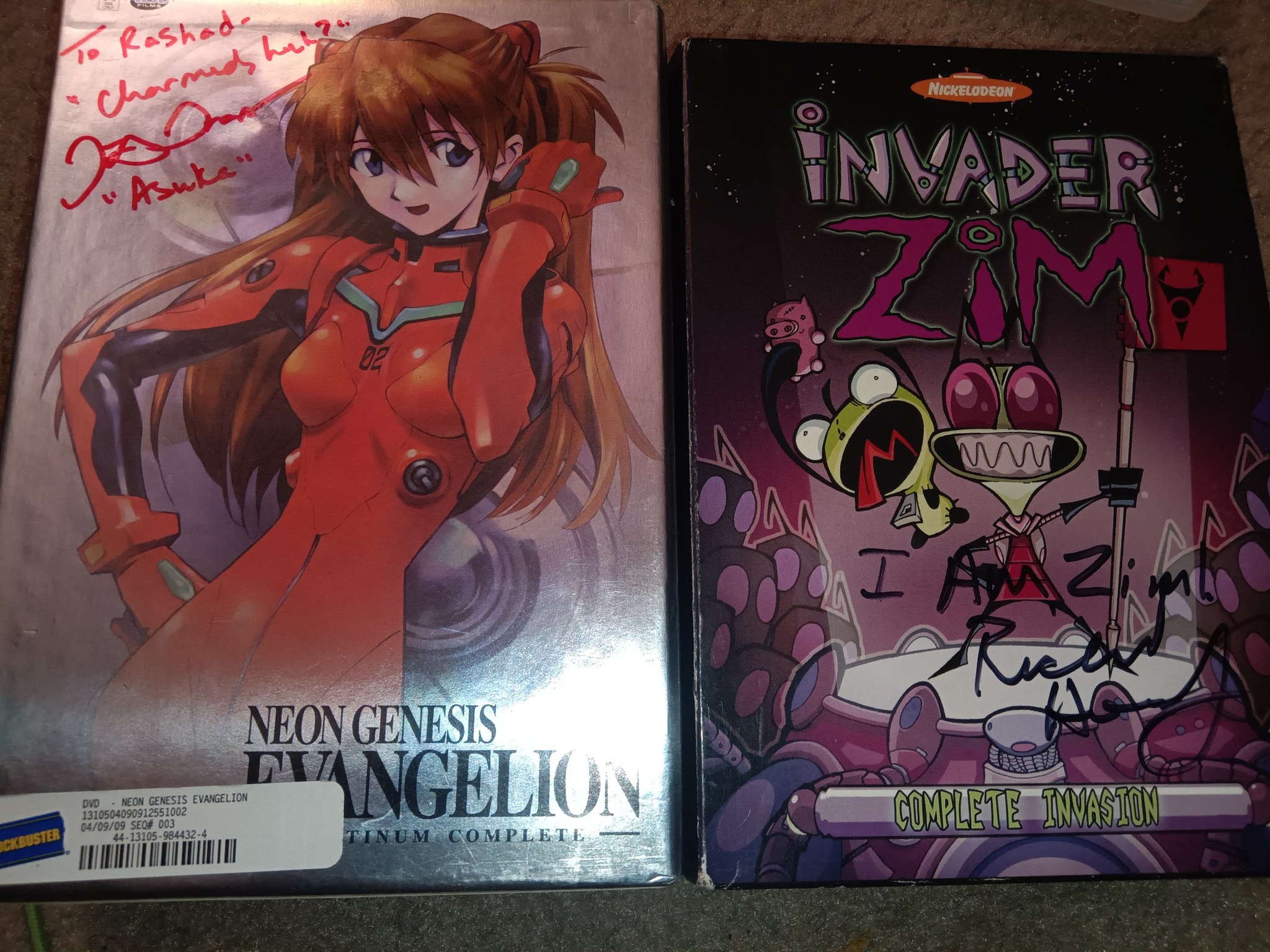 Signed Physical Media Collection: Neon Genesis Evangelion and