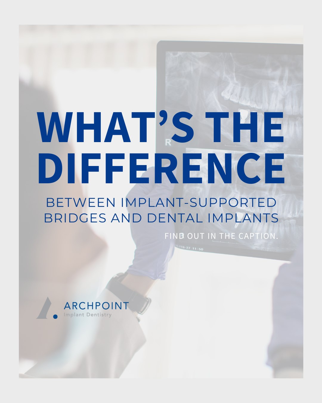 Can you spot the difference?... - Archpoint Implant Dentistry