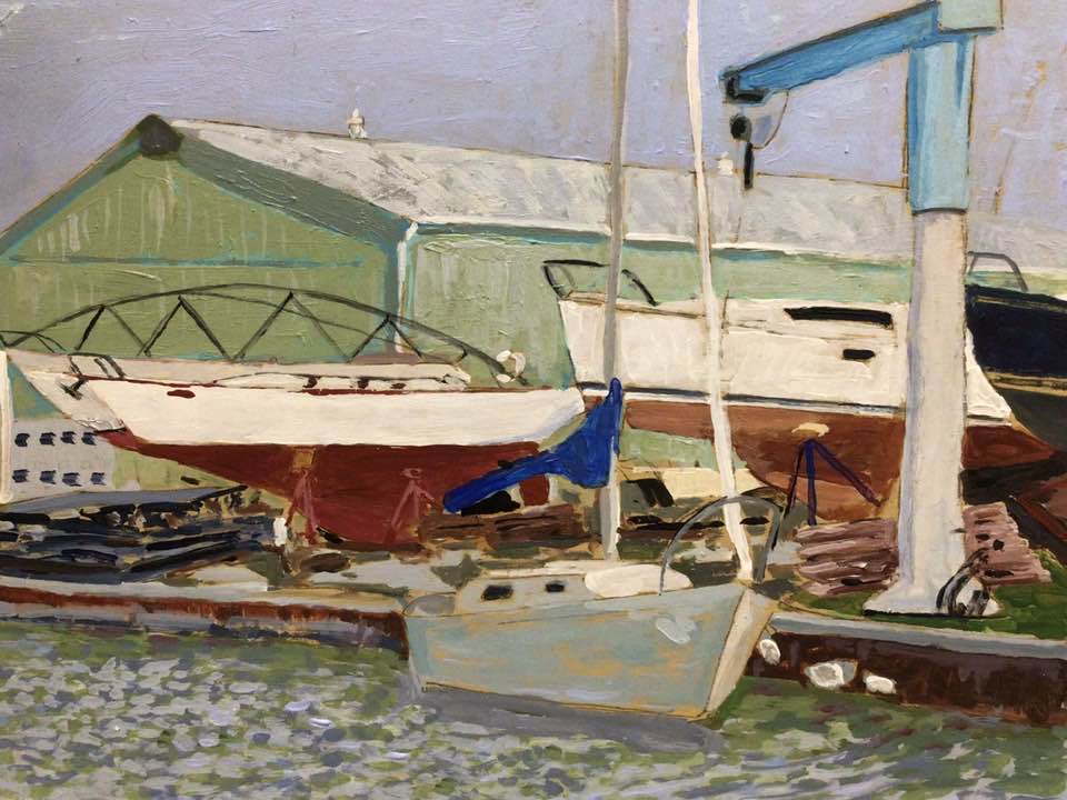 Sailboat painting for sale, 8