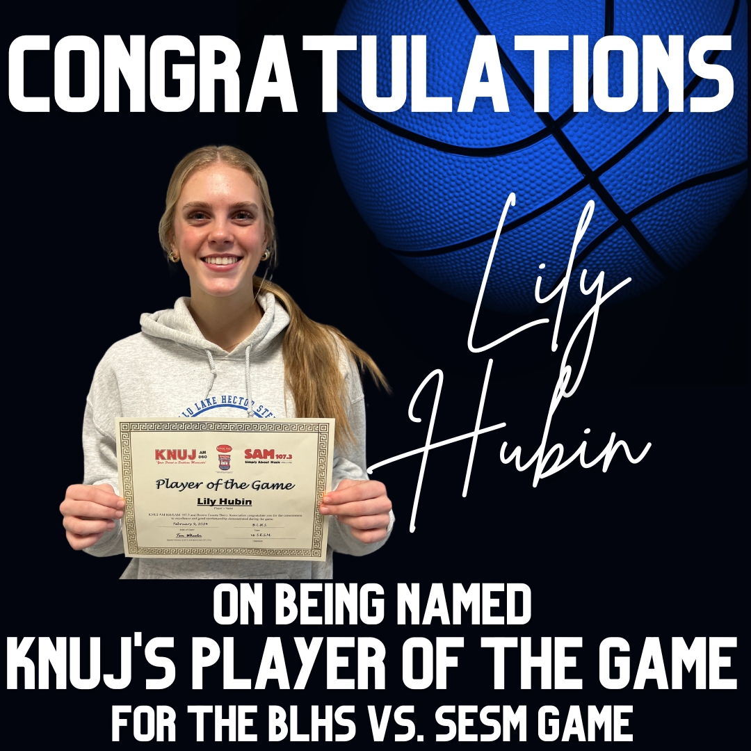 BLHS Mustangs - Congratulations to Lily for being named...