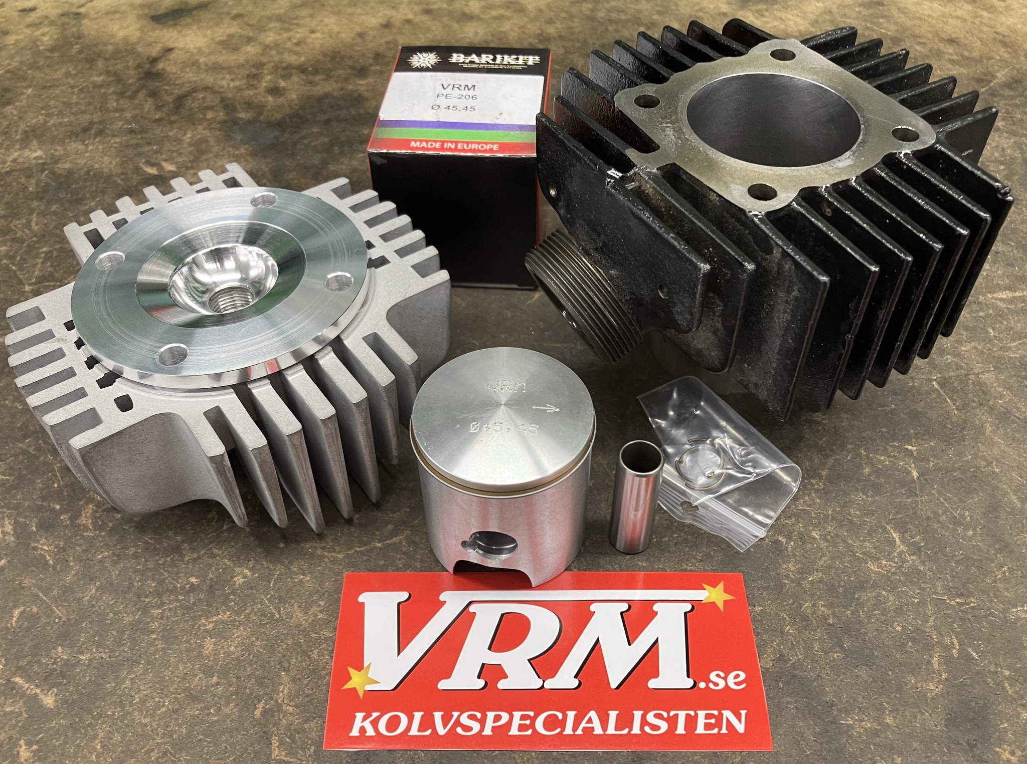 VRM - Suzuki K50 big bore cylinder, rebored to 45,50 mm. The cylinder ...