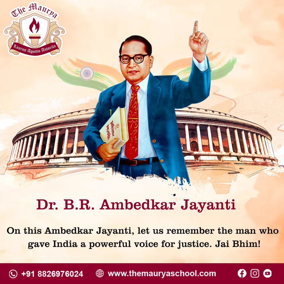 The Maurya - Let us honor the legacy of Dr. B.R. Ambedkar by upholding ...
