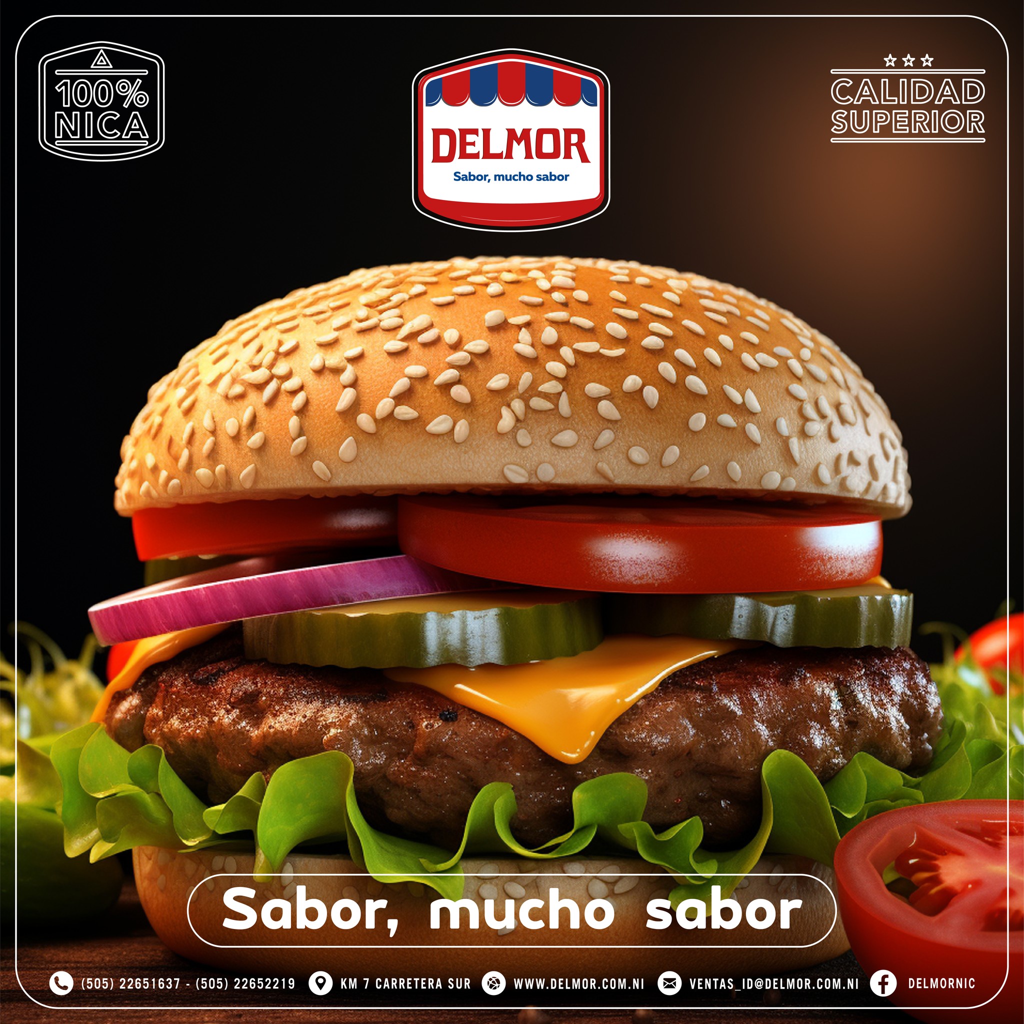 Delmor - Cuando se trata de calidad y sabor , la Hamburguesa de Res ...