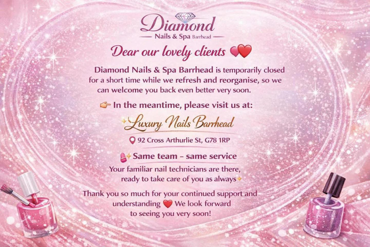 Diamond Nails & Spa... - Diamond Nails & Spa Barrhead
