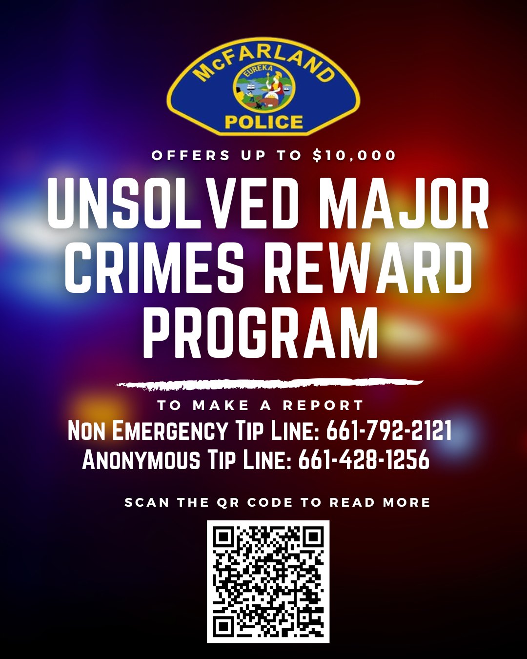 McFarland Police Department... - McFarland Police Department