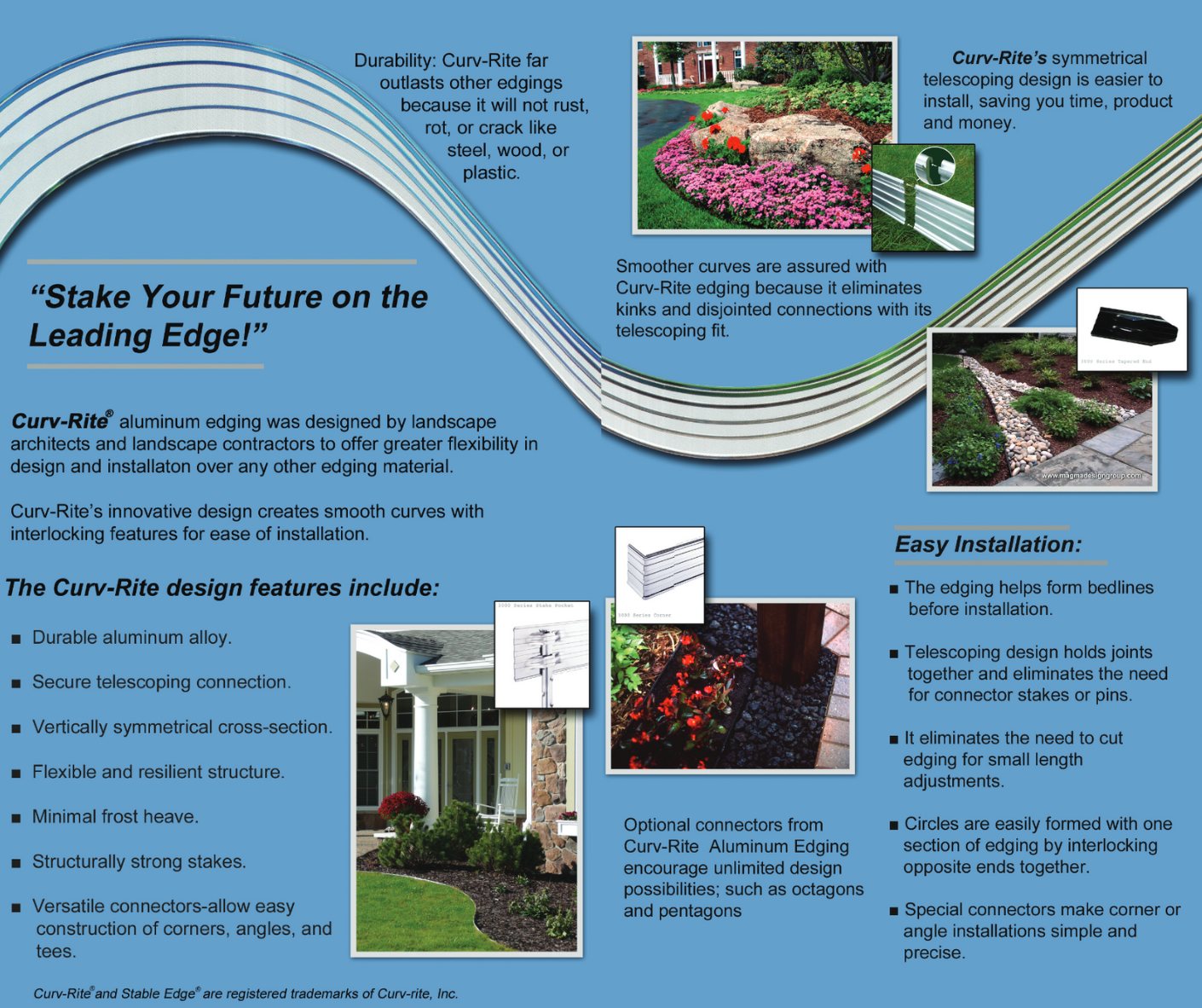 WJ - Make your garden bed project easier with Curv-Rite aluminum ...