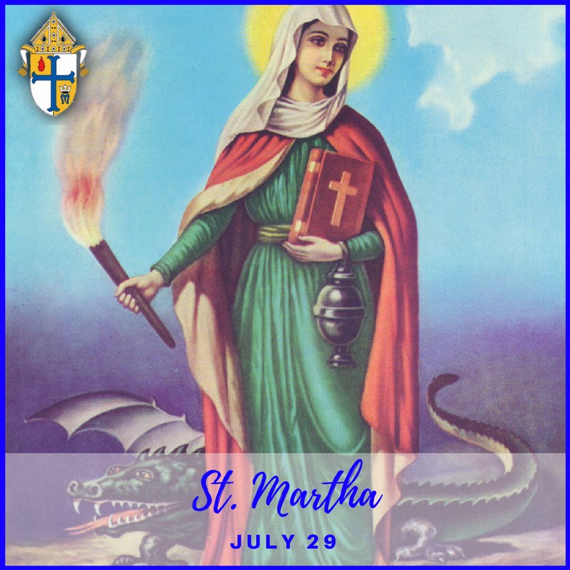 Happy feast day of St. Martha! St.... - Diocese of Metuchen | Facebook