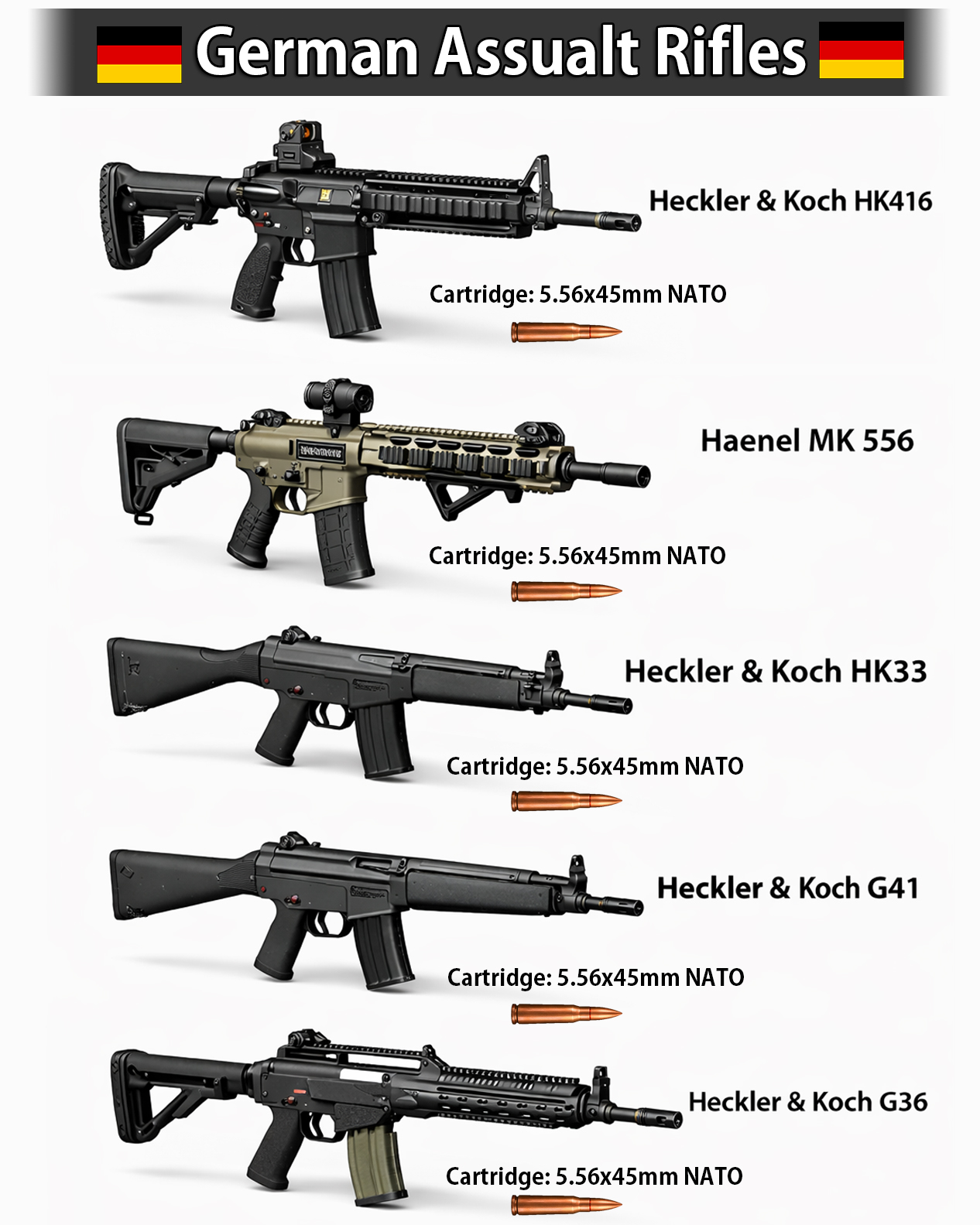 Global Power - German Assault Rifles (Cartridge: 5.56x45mm... | Facebook