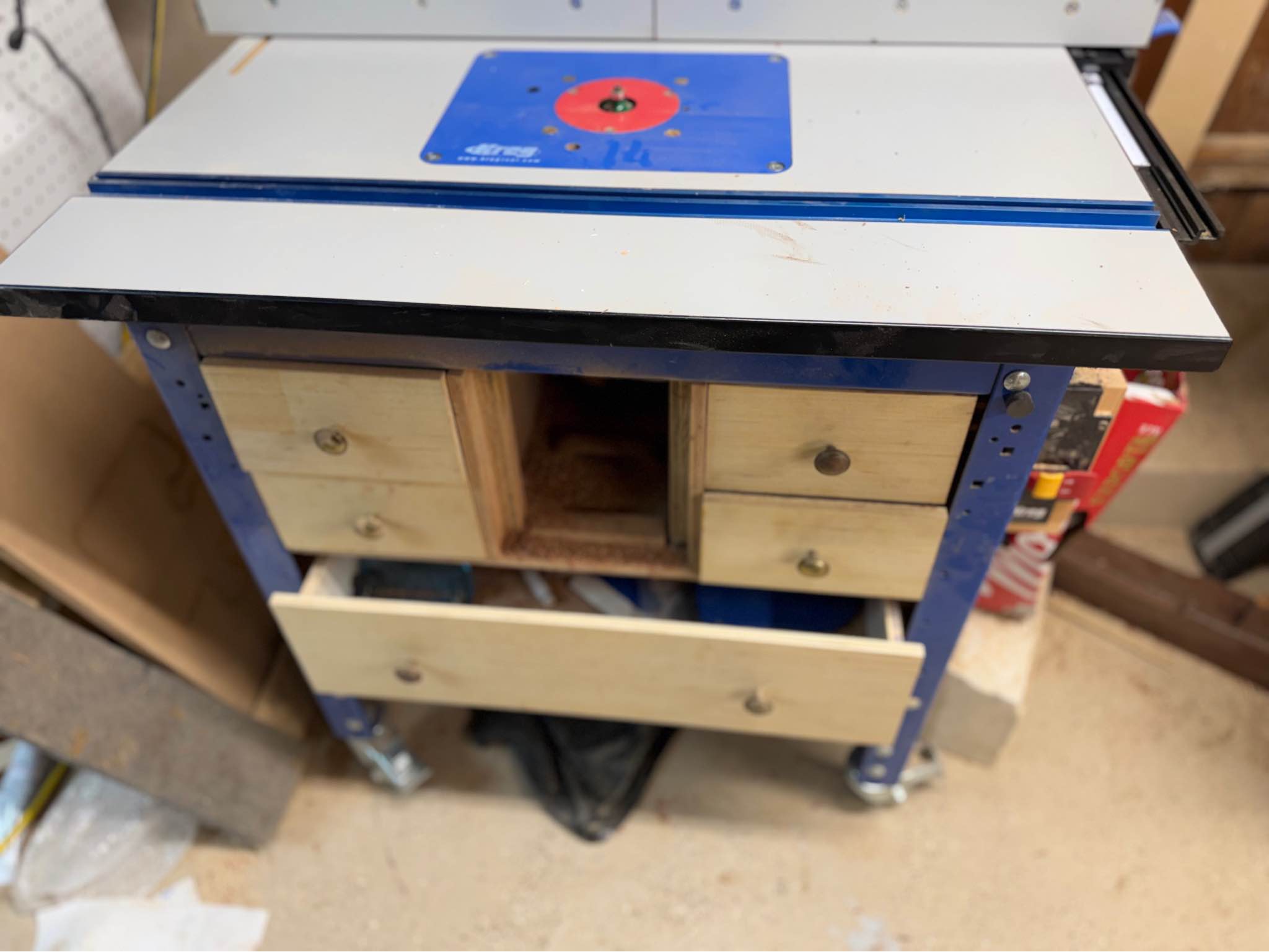 Kreg Router Table, fence , stand and Triton Router - Router Tables ...