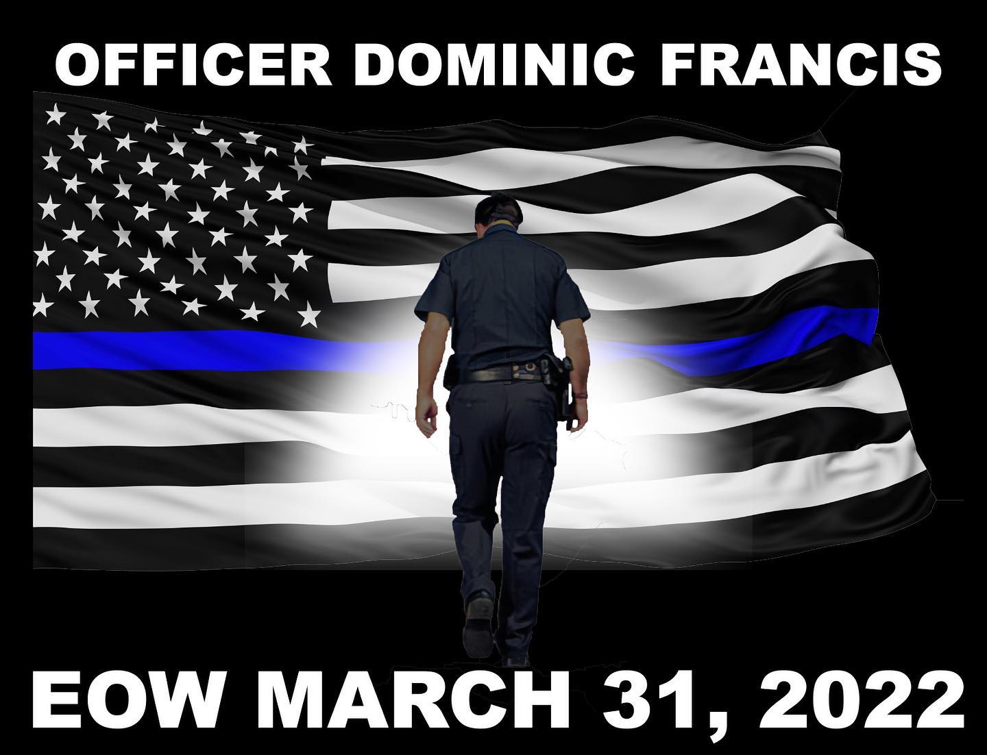 Liberty Screen Printing & Embroidery - Memorial items for Officer ...