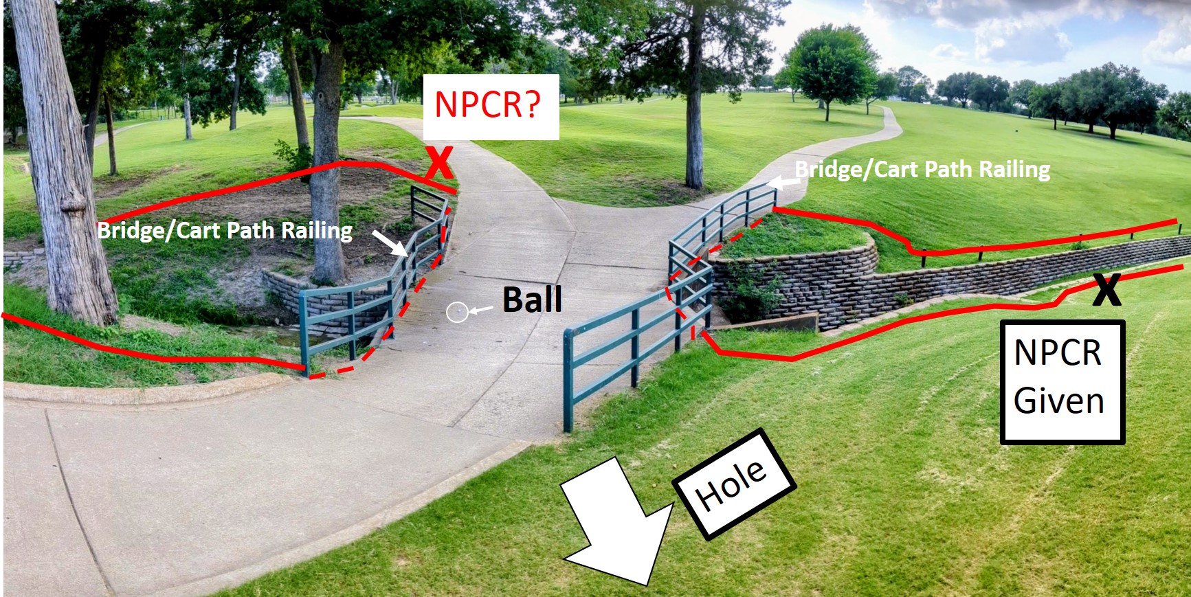 Golf Rules | Had a situation where a golf ball came to rest on an ...