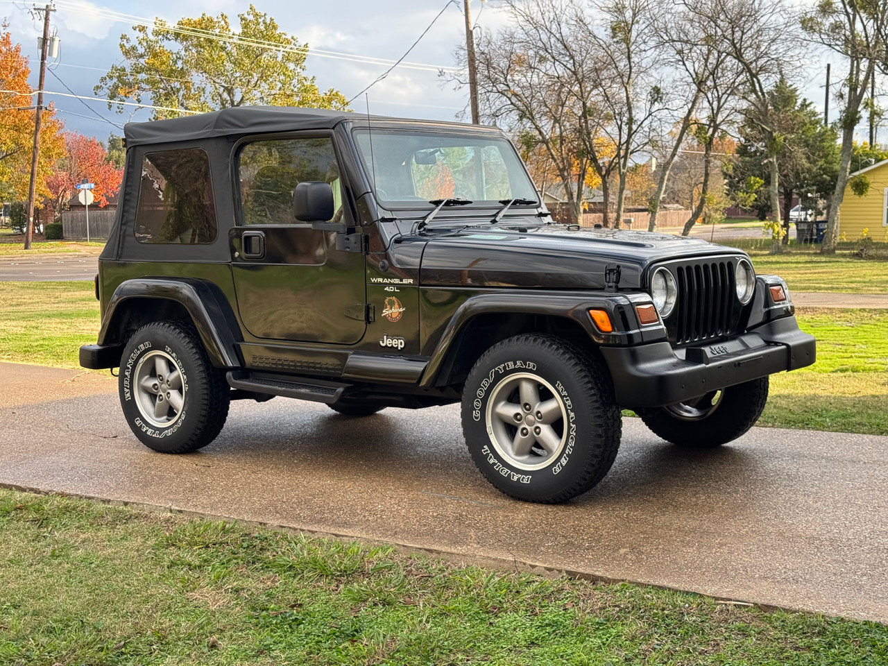 1998 Jeep TJ Wrangler Sahara - RHD Stock #473036 VIN 