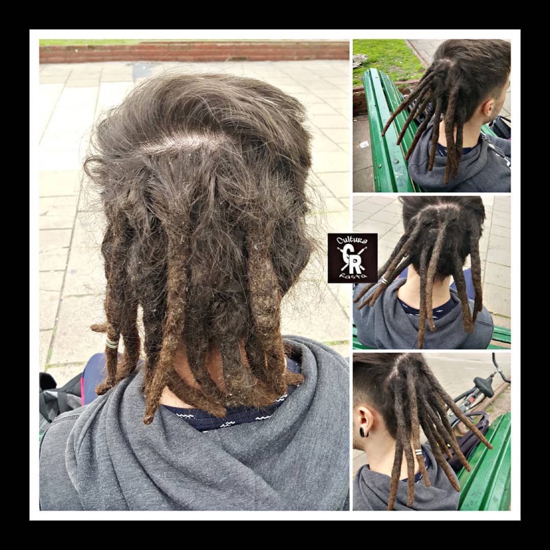 Cultura Rasta. - El arreglo de sus 10 rastas de aproximadamente 15 cm ...