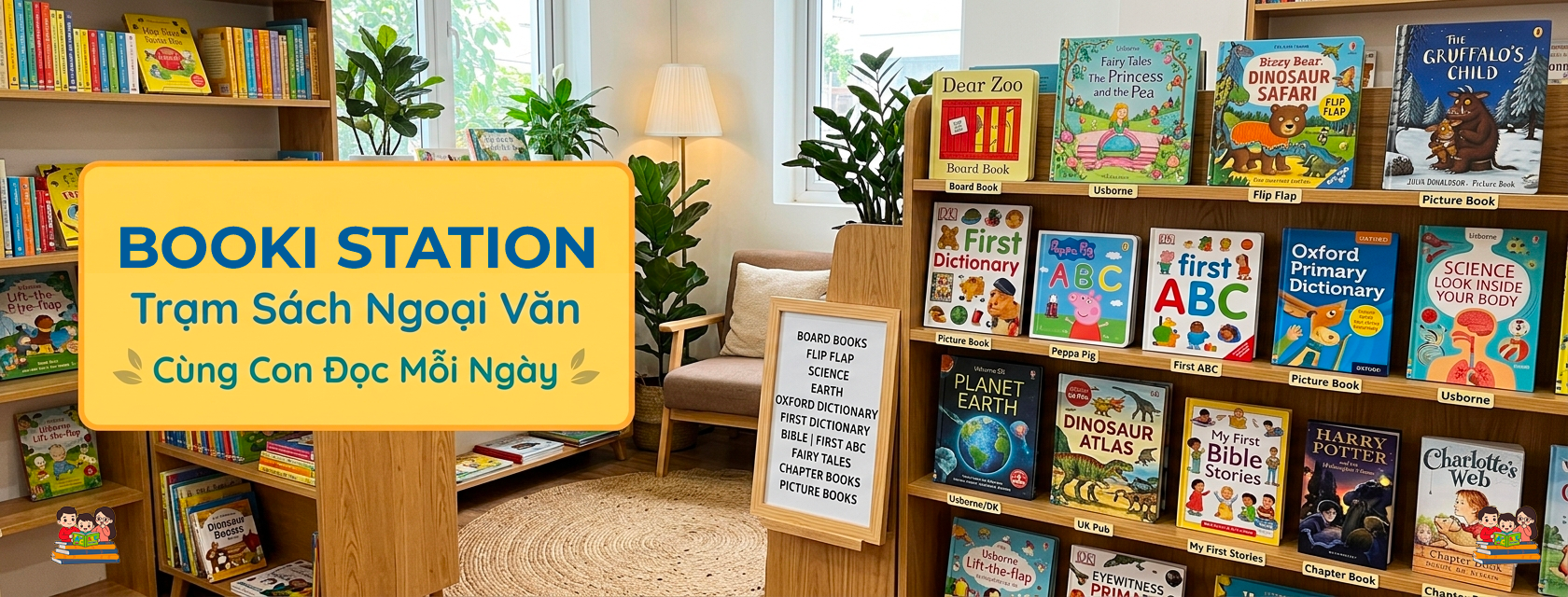 Booki Station - Trạm Sách Ngoại Văn Cùng Con Đọc Mỗi Ngày | Ho Chi Minh ...