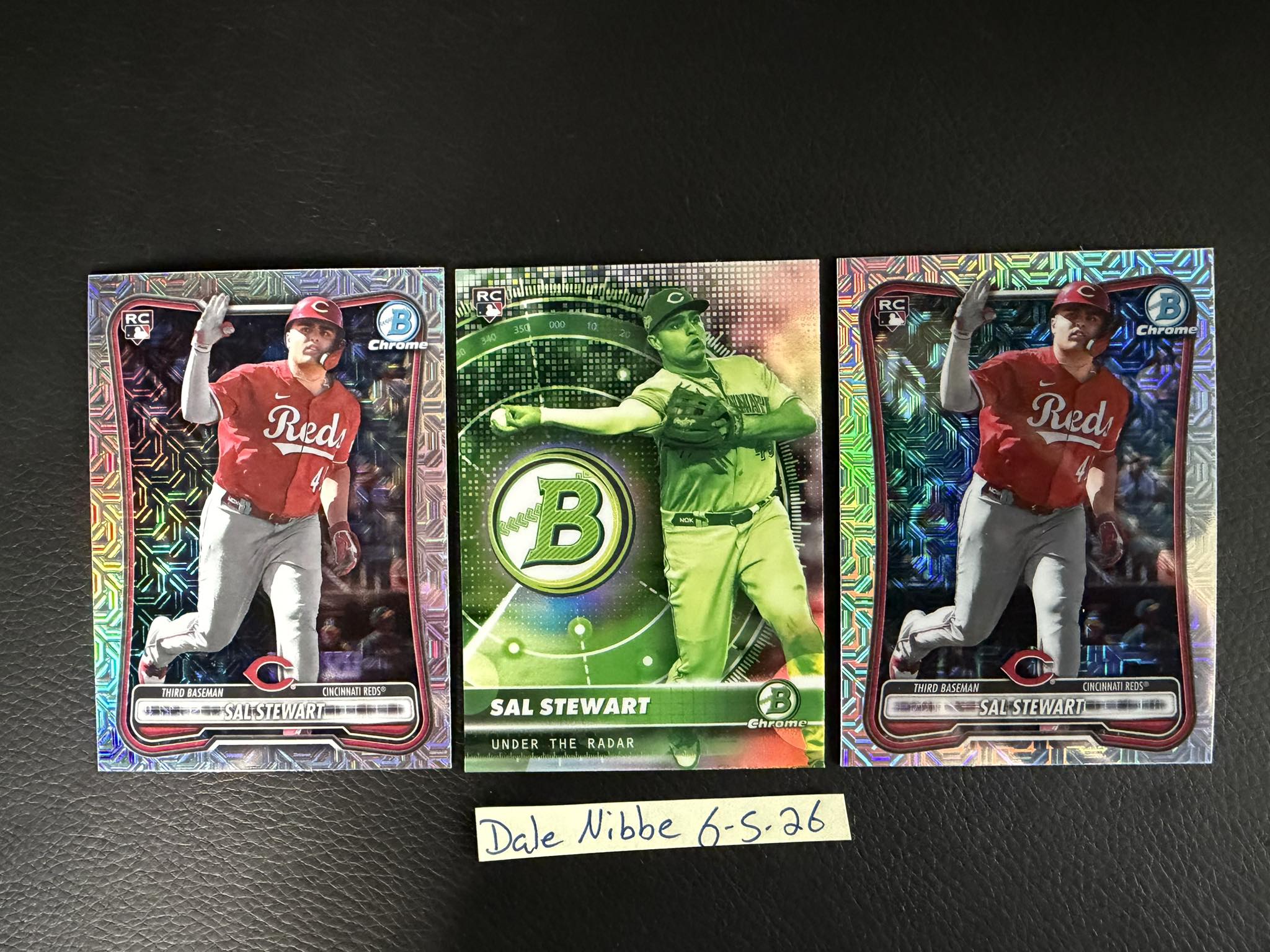 Sal Stewart 2026 Bowman Chrome rookie refractor cards for sale