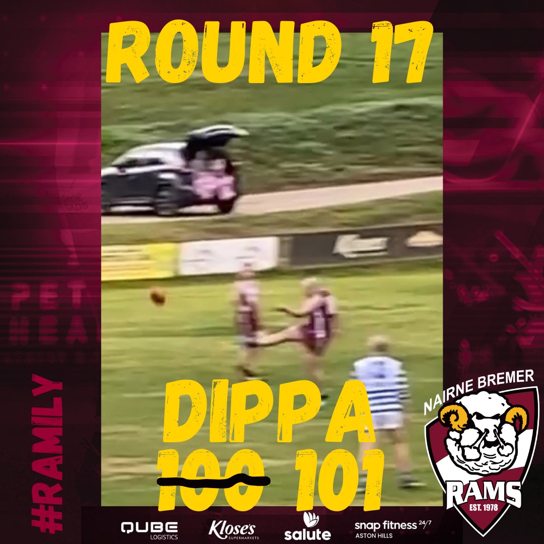 Nairne - 🐏🐏 ROUND SEVENTEEN 🐏🐏 101 - The new Milestone! When the head ...