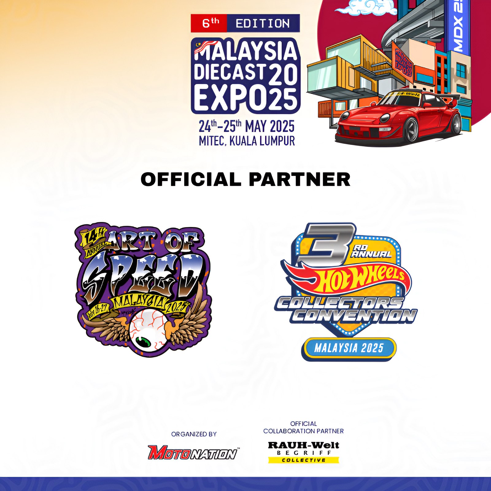 Hot wheels collector's convention malaysia 2025 dinner set for sale