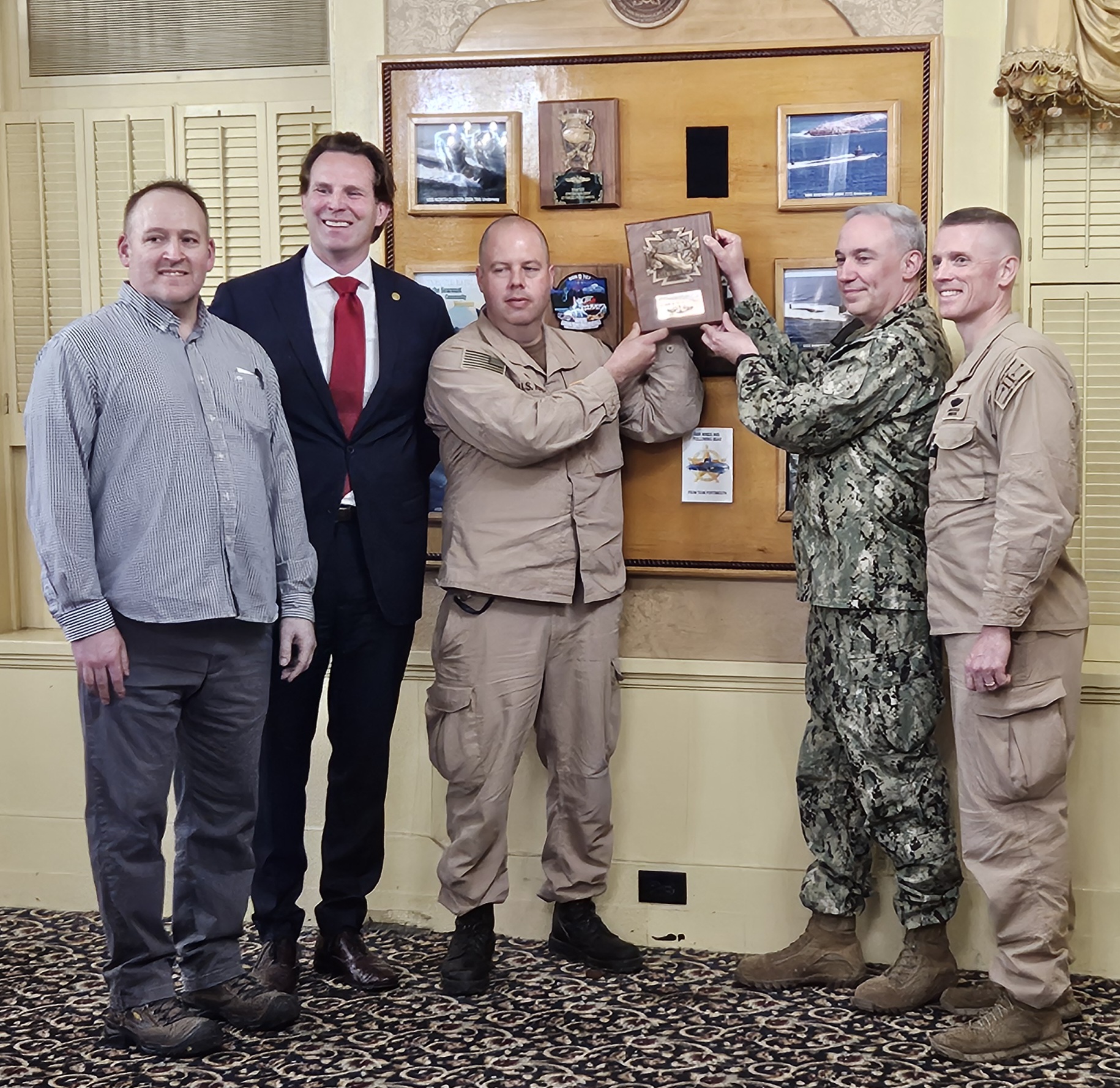 ⚓PORTSMOUTH NAVAL SHIPYARD, Maine – A change of command ceremony
