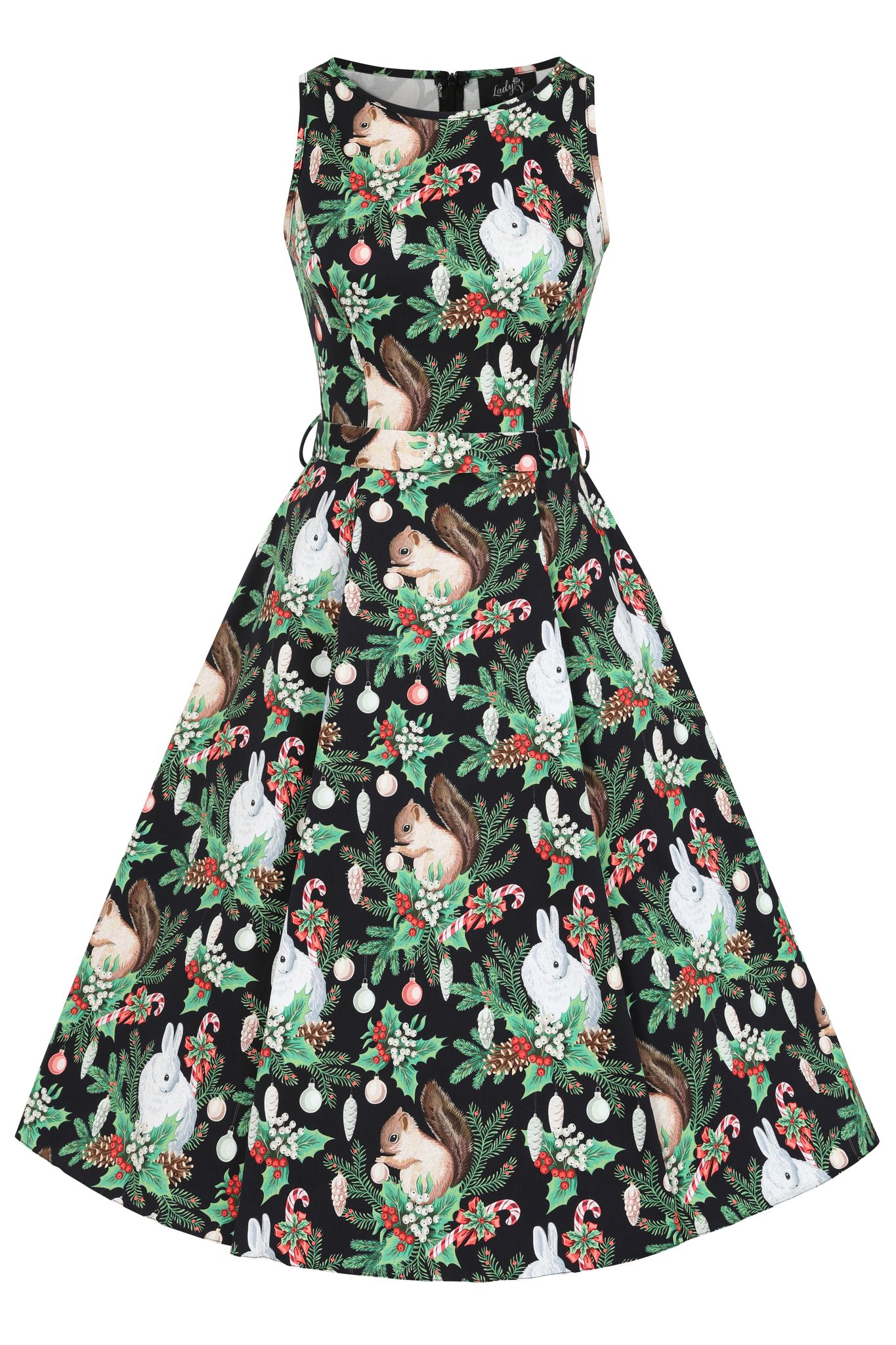 chinese dress ladies Isabella Satin Floral Print Dress